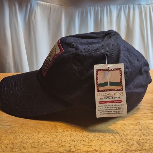 Yellowstone National Park Velcroback Hat - New - Picture 3 of 8